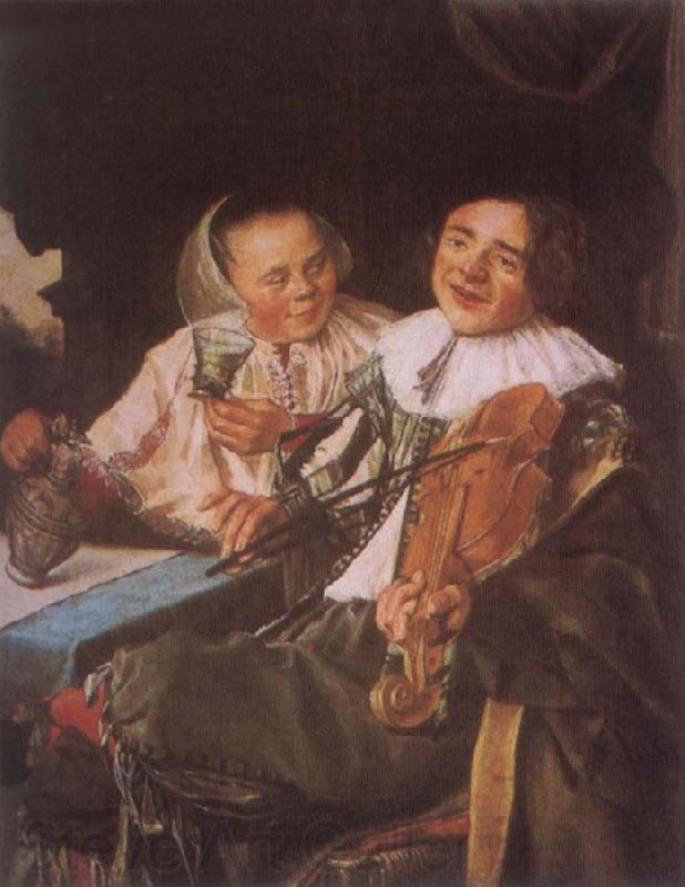 Judith leyster Carousing Couple Norge oil painting art